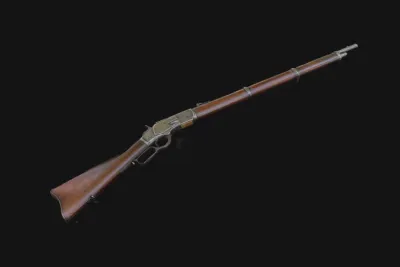 Rare Winchester 1873 First Model Musket .44-40 w/Cody Letter - 1875 Mfg