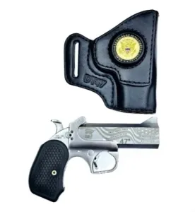 BOND ARMS TRUMP DT47 SATIN PKG HGD 45/410 4.25IN BBL SS FRAME ROUGH SER FIN