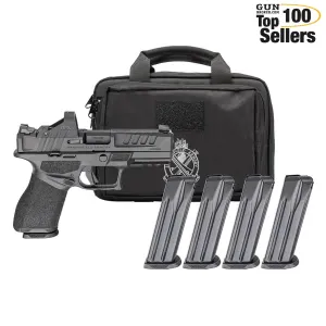 SPRINGFIELD ARMORY Echelon 4.0C 9mm 4in 4x15rd Green Dot Pistol Gear Pac
