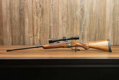 Dakota Arms Model 10 .330 Dakota 23" Barrel Rifle Engraved