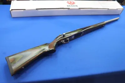 Ruger Model 77/22 Rifle 17 HORNET 18" THREADED M77 STAINLESS LAMINATE 07220