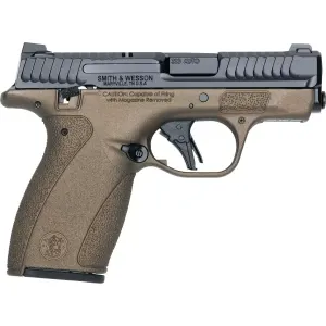 S&W M&P Bodyguard 2.0 Midnight Bronze Thumb Safety Handgun .380 Auto 10(1)&