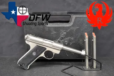 RUGER MARK II .22LR RUGER MK II MFG: 1992 PENNY! Current Bid $207.02 4d 18h | 8 Bids