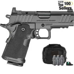 SPRINGFIELD ARMORY 1911 DS Prodigy 9mm 3.5in 4x15rd Black Compact Pistol