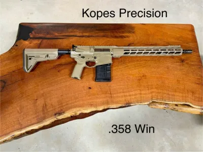Kopes Precision .358 Win AR-10 FDE Brush Gun