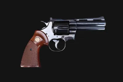 Colt Python Blued .357 Magnum 4" w/Factory Box - 1974 Mfg