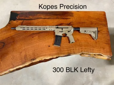 Kopes Precision 300 BLK Side Charge Rifle FDE Left Hand Lefty