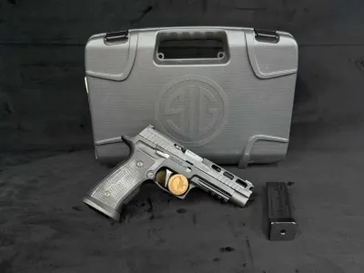 New! Sig Sauer P320 AXG Pro 9mm 4.7" Barrel 2 Mags320AXGF-9-BXR3-PRO-R2 Current Bid $306.00 8d 19h | 7 Bids