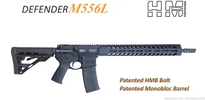 HM Defense Defender M556L – 5.56 NATO – 16” Barrel – Police Patrol Rifle