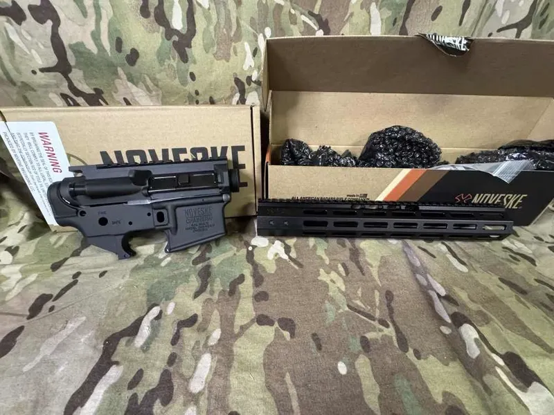 Noveske N4 Chainsaw Receiver Set with NSR Skinny 13.5" G2 Rail