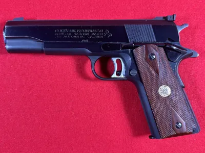 1980 Colt Gold Cup National Match MK IV Series 70 1911 45 Auto Pistol