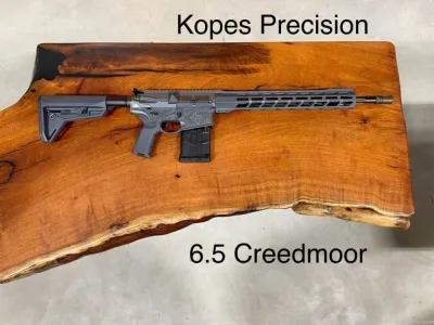 Kopes Precision 6.5 Creedmoor AR-10 Rifle, Sniper Grey