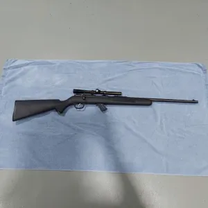 SAVAGE MODEL MARK II BOLT ACTION RIFLE .22LR CAL. 20"BBL WITH SCOPE