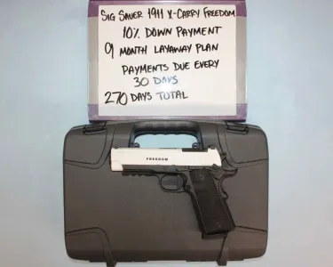 Sig Sauer 1911 X-Carry Freedom 45ACP 4.2" Barrel, LAYAWAY AVAILABLE!