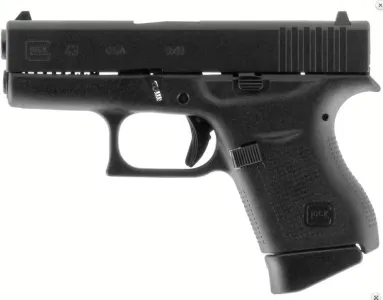 Glock UI4350201 G43 Slim Sub-Compact Frame 9mm Luger 6+1 3.41" New
