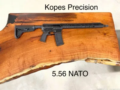 Kopes Precision 5.56 NATO AR Rifle Made in TX, Right Hand SCR