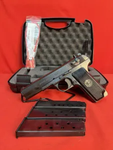 Zastava M57 7.62x25mm Tokarev 4.6" BBL 9+1 Like New Case 3 Mags