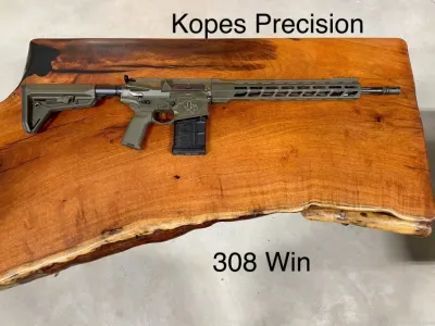 Kopes Precision .308 Win AR-10 Rifle, Olive Drab Green ODG