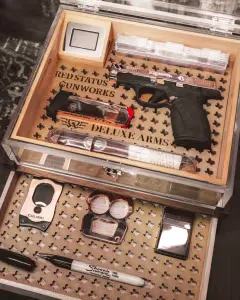 NEW Limited Edition S&W Bodyguard 2 Rose Gold Plated Executive Humidor Set The ULTIMATE Everyday Carry Gift Set Collect…