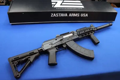 Zastava ZPAPM92 AK47 Tactical Rifle 7.62X39 Magpul CTR 10" Pinned ZPAP AK