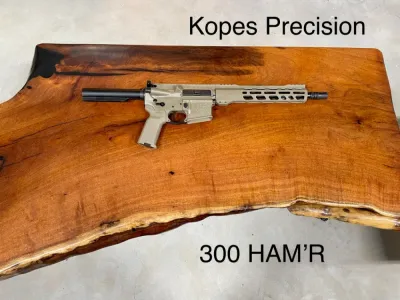 Kopes Precision 300 HAM'R Pistol, RH, FDE