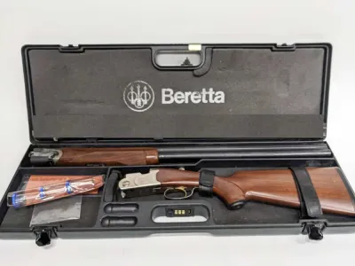 Factory Engraved Beretta Silver Pigeon Sporting 12GA 30" SP1 Case