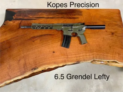 Kopes Precision 6.5 Grendel Pistol lefty Left Hand