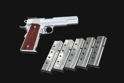 Caspian Custom 1911 Stainless .40 S&W w/6 Mags