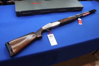 Benelli 828U Silver Engraved Shotgun 12GA 30" VR Black AA Walnut 10706 O/U