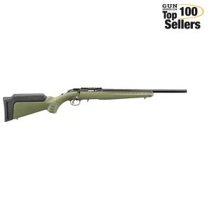 RUGER American Rimfire 22LR 18in 10rd OD Green Synthetic Bolt-Action Rifle