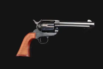 Taylor's & Co TC9 1873 Army Checkered 9mm Revolver 5.5" - 200108