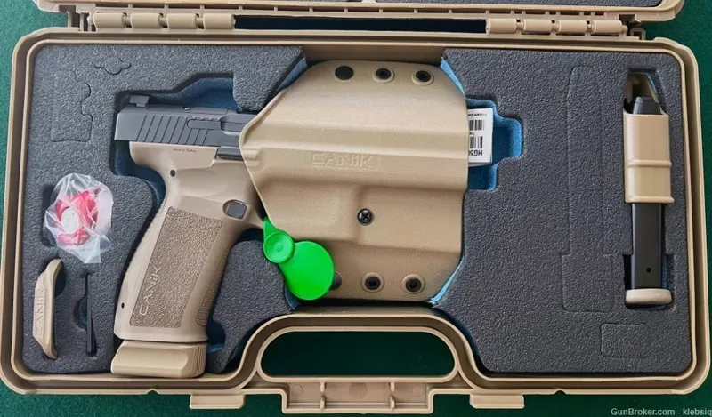 METE SFT 9MM BLK/FDE 20+1 OPTICS READY SLIDE CUT