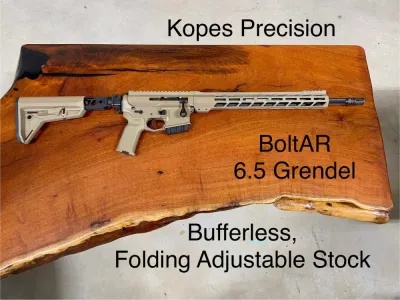 Kopes Precision BoltAR 6.5 Grendel 18" Rifle Folding Stock Bolt Action