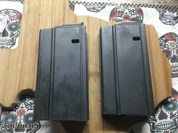 2 Armalite 20 round .308 magazines.