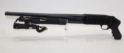 Mossberg 500 12 GA Pistol Grip Shotgun Nebo Laser Flashlight No Box Used