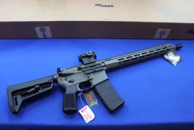 Sig Sauer M400 FORGE AR15 Rifle 5.56 NATO Romeo Optic TriggerTech OD GREEN
