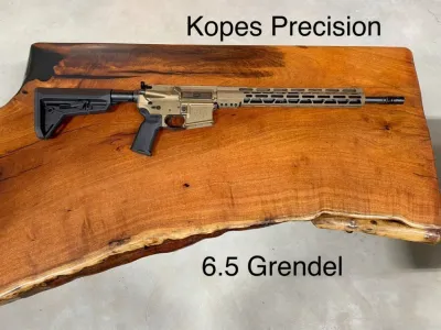 Kopes Precision 6.5 Grendel AR Rifle, Burnt Bronze