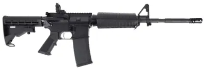DPMS DR-15 M4 223REM RIFLE 16in. CLASSIC HG, BLACK A2 POST, MAGPUL REAR 1