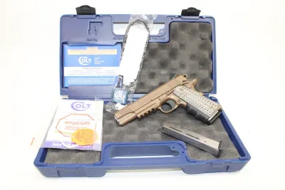 Colt Government .45 ACP Desert Sand Finish 5" BBL Original Box 8+1 Used