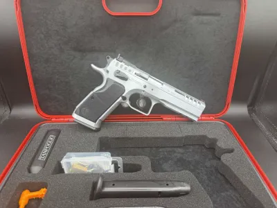 NEW! Tanfoglio Stock Master 9MM! Large Frame Steel DA/SA! LAST ONE! Current Bid $695.00 2d 3h | 8 Bids
