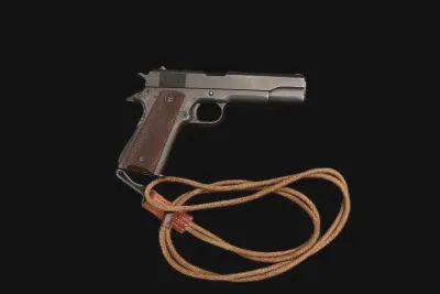 Remington Rand M1911A1 U.S. Army .45 ACP - WWII - 1944 Mfg. w/Lanyard