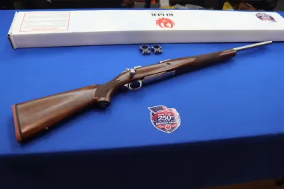Ruger 250TH ANNIVERSARY Model M77 Hawkeye Rifle 308WIN 20" TB SS 67113 NEW