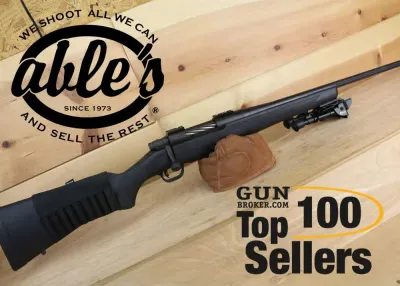 Mossberg Patriot Rifle , 243 Win, 22", Black Synthetic, W/ Bipod