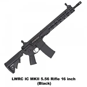 LWRC IC MKII 16" 5.56 NATO RIFLE BLACK (ICMKIIR5B16)