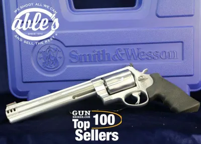 Smith & Wesson 500 Revolver 163501, 500 S&W, 8.38", HiViz Sights, NIB