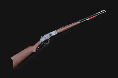 Winchester 73 Sporter Case Hardened Grade 3 Octagon .44-40 Win - 534228140