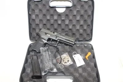 Sig Sauer P320f TRF 9mm 4.7" BBL 17+1 Texas Ranger Original Box Used