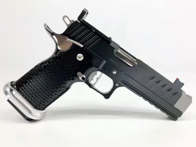 MPA DS9-TC HYBRID 4.6" COMP 9MM PISTOL BLACK & STAINLESS (DS9HYB-TC-BS)