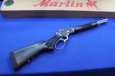 Marlin Model 1894 Carbine Rifle 10MM RAZOR BOAR Stainless Engraved 1/300 10