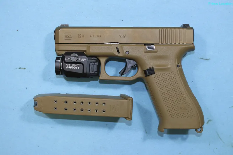 Glock 19X 9mm 4" Barrel StreamLight TLR-7 1 Magazine